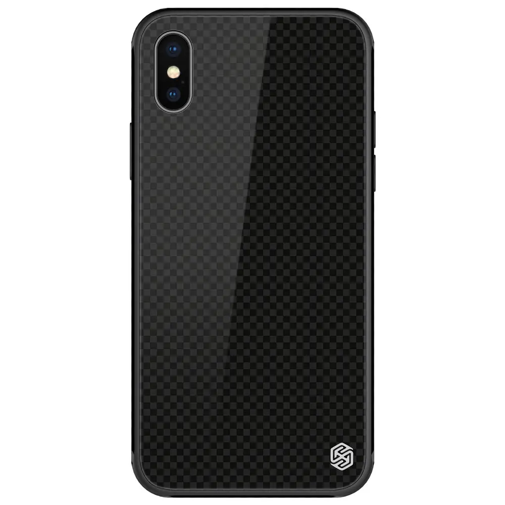 Nillkin 2.5D tempered glass phone case Tempered Plaid Case for iPhone x