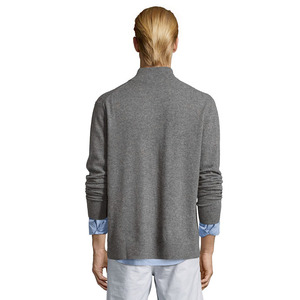 Cashmere Quarter Zip <strong>Turtle</strong> <strong>Neck</strong> <strong>Jumper</strong> Pullover <strong>for</strong> <strong>Men</strong> - Product Image 2