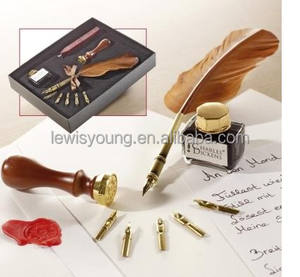 Excellent cadeau d'affaires, cadeau d'entreprise, stylo plume à plume, ensemble de sceau de cire pour clients VIP - Product Image 6