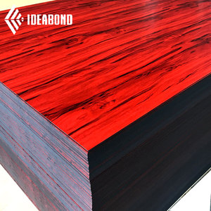 IDEABOND 3mm 4mm 5mm 8mm finitura legno fogli Acm per profili di facciata - Product Image 4