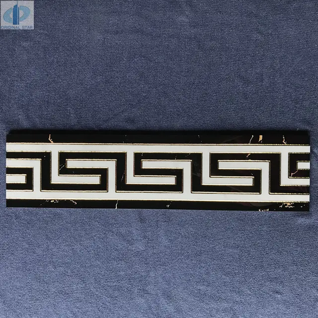 Декоративная керамическая плитка размером 15x60 см, африканская дешевая черная глазурованная плитка