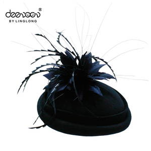 Las mujeres hechas <span class=keywords><strong>a</strong></span> mano al por mayor 100% de fieltro de lana de la boina para <span class=keywords><strong>el</strong></span> partido - Product Image 4