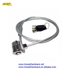 Precio de fábrica Cable portátil con llave cerradura del ordenador portátil