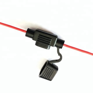 Negro <span class=keywords><strong>vivienda</strong></span> 16AWG cable rojo hoja <span class=keywords><strong>portafusibles</strong></span> - Product Image 2