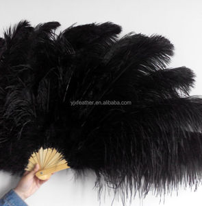 Kipas Tangan Lipat Tari Perut Pernikahan Warna Hitam Grosir - Product Image 6