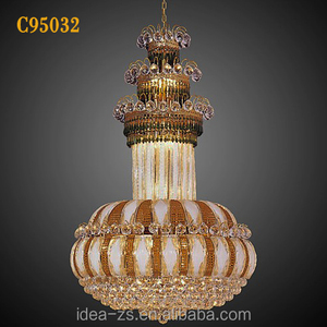 Chanderlier mosaico Pakistán mezquita árabe candelabro de cristal grande - Product Image 2