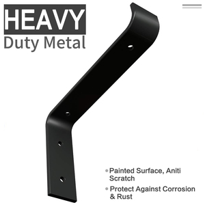 JH-Mech Hot Sell <strong>L</strong> Shape <strong>Bracket</strong> Heavy Duty Powder Coated <strong>Shelf</strong> Lip <strong>Shelf</strong> <strong>Bracket</strong> - Product Image 4