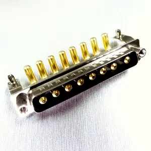 8W8 male power connector solder Dsub D-Sub Power Connector 8-pin power connector