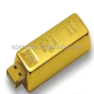 Best sell gold bar usb stick 16gb upgrade para 256gb, barra de ouro modelo usb memory stick atacado 256gb 512gb 1 também 2 também