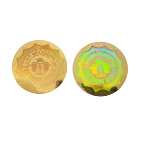 Nhãn Dán Kim Loại An Toàn Ba Chiều Ma Trận Điểm 3D Đầy Màu Sắc Chất Lượng Cao Theo Yêu Cầu/In Nhãn - Product Image 2