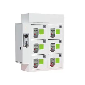 Sopower Mobile Phone Charger Station Coin Operated Cellphone Charging Vending Machine With Timer