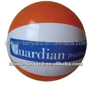 गर्म बिक्री कस्टम लोगो मुद्रित Inflatable परमवीर चक्र समुद्र तट गेंद