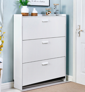 Modern Classic Design <strong>Wooden</strong> <strong>Shoe</strong> Cabinet Portable <strong>Shoes</strong> <strong>Rack</strong> for Living Room Furniture Made in Shandong Factory - Product Image 3