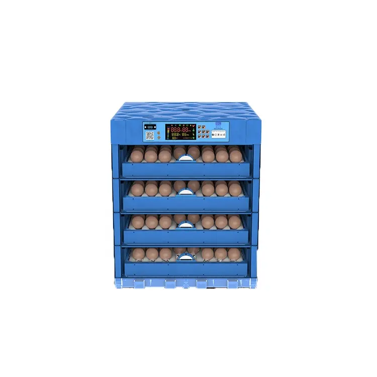 Incubadora de ovos elétrica automática, mini incubadora elétrica de galinhas, máquina agitadora de aves, incubadora de ovos para culinária com 256 peças