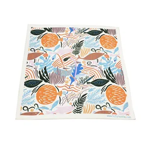 Customized High Quality Print Fabric 50x50 Silk Scarf Malaysia