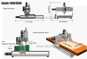 Machine de gravure CNC 3D miniature artisanale 3040, livraison au Royaume-Uni et en Allemagne - Product Image 5