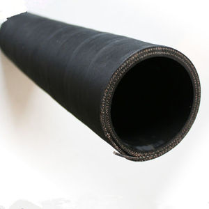 خرطوم امتصاص مياه مطاطي <span class=keywords><strong>4</strong></span> بوصة من مادة البولي بروبلين الحراري المدهونة مع أنابيب ناعمة من الأسلاك الفولاذية اللون الأسود، سطح مطاطي مغلف بالرنين الحراري والبلاستيك الحراري NR&SBR
