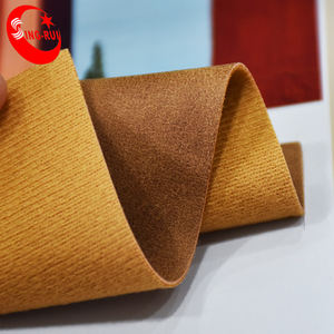 1m के लिए moq नकली गाय Nubuck पु शाकाहारी कृत्रिम चमड़े के लिए जूता बैग - Product Image 2