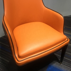 Antiguo <span class=keywords><strong>de</strong></span> cuero <span class=keywords><strong>de</strong></span> diseño y base <span class=keywords><strong>de</strong></span> metal Sala Silla <span class=keywords><strong>de</strong></span> ocio para hote y apartamento - Product Image 5
