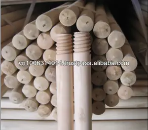 Contacter Kego@kego.com.vn Manche en bois PVC-enduit de balai avec le chapeau pour des balais et des pelles - Product Image 1