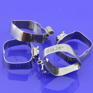 Prezzo di fabbrica ortodontico dentale 1 ° banda molare con tubi convertibili saldati - Product Image 2