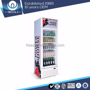 2017 <span class=keywords><strong>Vertical</strong></span> puerta de cristal transparente portátil frigorífico congelador escaparate de la exhibición - Product Image 3