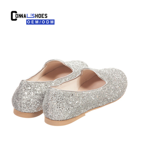 Connal slip on Fashion Wedding mary jane princess shine <span class=keywords><strong>glitter</strong></span> girls shoes - Product Image 4