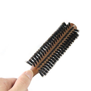 Pettine Cilindrico in Legno con Setole Naturali per Arricciare i Capelli, Vendita all'Ingrosso - Product Image 6