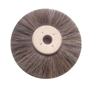 <span class=keywords><strong>Brosse</strong></span> à rouleaux en poils de cheval 100% doux pour machine à chaussures - Product Image 2