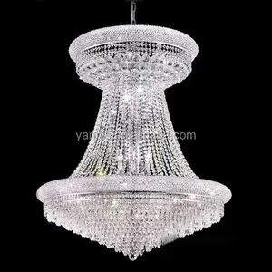 Led Crystal Empire Style Guzhen Home Decoration Indoor Lighting Silver Pendant Lights lamp