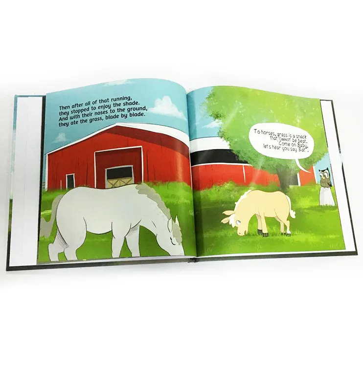 Impresión de libros de cuentos en <span class=keywords><strong>inglés</strong></span> de dibujos animados de respuesta <span class=keywords><strong>rápida</strong></span> para niños