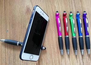 Promosyon <span class=keywords><strong>3</strong></span> in 1 mobil telefon tutucu dokunmatik tükenmez kalem yumuşak dokunmatik - Product Image 2