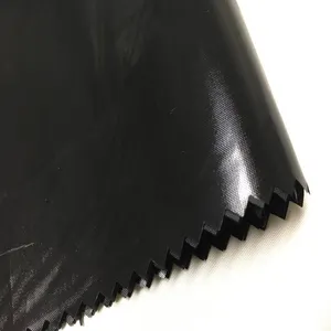 100% nylon pvc coated waterproof raincoat fabric pvc coated 70d nylon taffeta fabric for rain cover jacket fabric