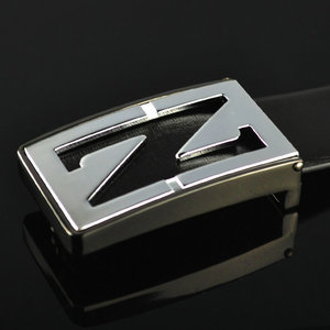 El ocio correa piel de vaca correa de cuero hombres de letras suavizado abrocharse el cinturón de Z castellana - Product Image 3
