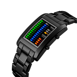 Reloj de Pulsera Skmei 1103 de Aleación de Zinc de Alta Calidad con Animación de Botas, Reloj LED para Hombre, Resistente al Agua - Product Image 5