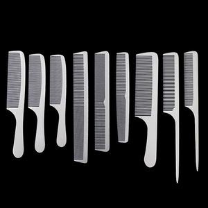 Vente en gros de peignes en métal pour salon de coiffure peigne en acier inoxydable pour hommes ensemble de peignes à cheveux bon marché en acier inoxydable pour la coiffure - Product Image 2