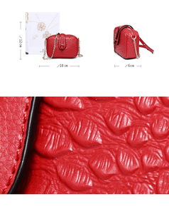 Cocodrilo Print Tote Bag 100% cuero genuino bolsos para mujeres - Product Image 5