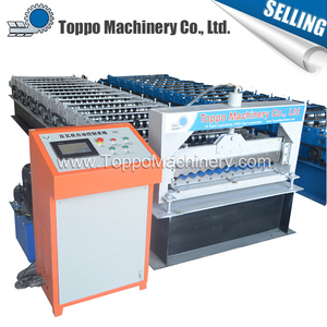 Gran material <span class=keywords><strong>de</strong></span> diversos <span class=keywords><strong>tipos</strong></span> <span class=keywords><strong>de</strong></span> metal corrugado paso teja que hace la máquina - Product Image 4