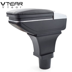 Accoudoir central Vtear Plus, boîte de rangement, rangement intérieur, accoudoir de voiture, accessoires de décoration, ABS pour Ford <span class=keywords><strong>Ka</strong></span>+ - Product Image 5
