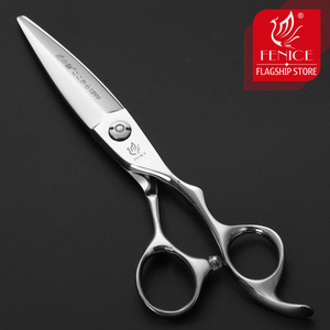 <span class=keywords><strong>Forbici</strong></span> da <span class=keywords><strong>Barbiere</strong></span> a Doppia Lama Larga per Taglio Capelli, Modello Willow, per Destrorsi - Product Image 4