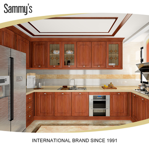 Conception de la cuisine américaine avec comptoir plat bordure <span class=keywords><strong>accueil</strong></span> cabinet - Product Image 3