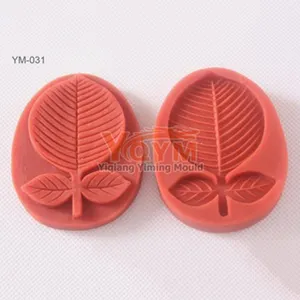 Modelli de silicona, muffa foglia in silicone fondente, torta fondente torta stencil decorare strumento