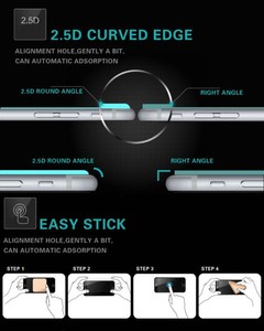 nuevo y barato precio del fabricante para vidrio templado de color protector de pantalla para el iphone 5 procedentes de china - Product Image 1