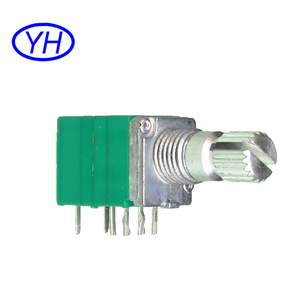 R0920S A1 3 gang 8 pins 9mm potenciómetro giratorio con interruptor de presión de empuje - Product Image 1
