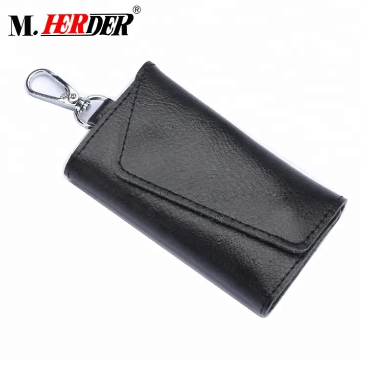 Vintage Genuine Leather Key Holder Men Accessories Key Chain Real Leather Wallet