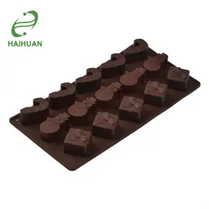 New Design Silicone Christmas Chocolate Candy Ice Mold