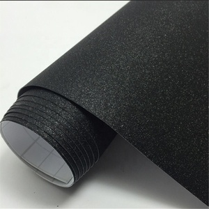 ANNHAO Air channel cambio colore auto interno o esterno nero Glitter involucro in vinile opaco con Glitter avvolgente - Product Image 2