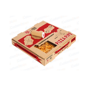Prendere Fuori di Carta Kraft Personalizzato Pizza Scatole di Imballaggio Con Stampa del Logo - Product Image 3
