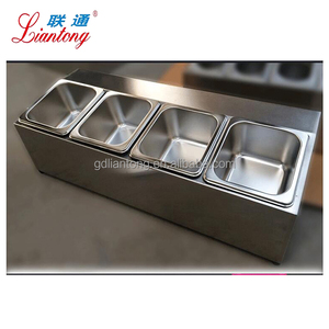 Gn Pan Proveedores 1/6 10 cm de acero inoxidable LFGB certificación Anti Jam Gn Pan helado de alimentos contenedor - Product Image 1