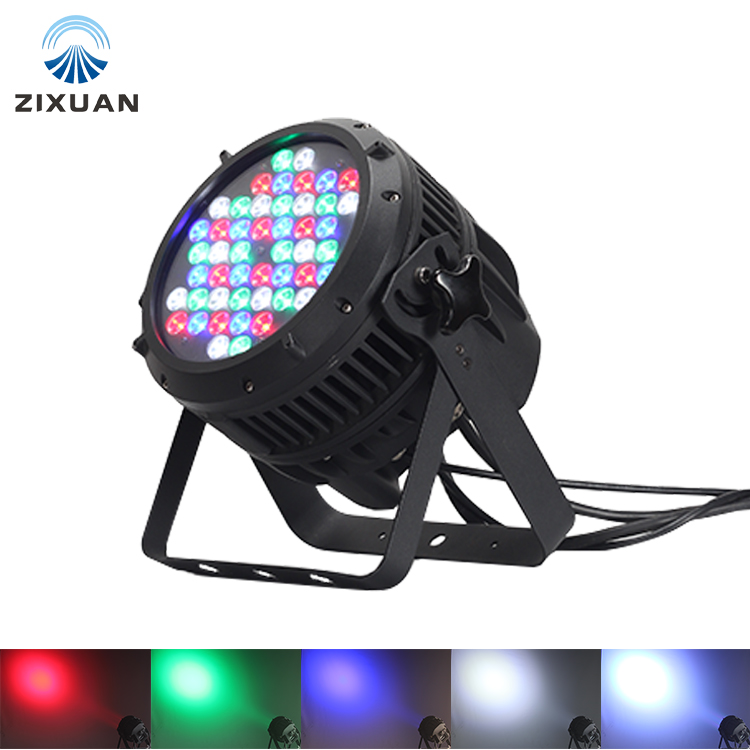 Professional IP65 Waterproof LED Par 54x3W RGB 3in1 Stage Lights Outdoor DJ Disco Wash Wall Beam Lights for Landscape for Stage